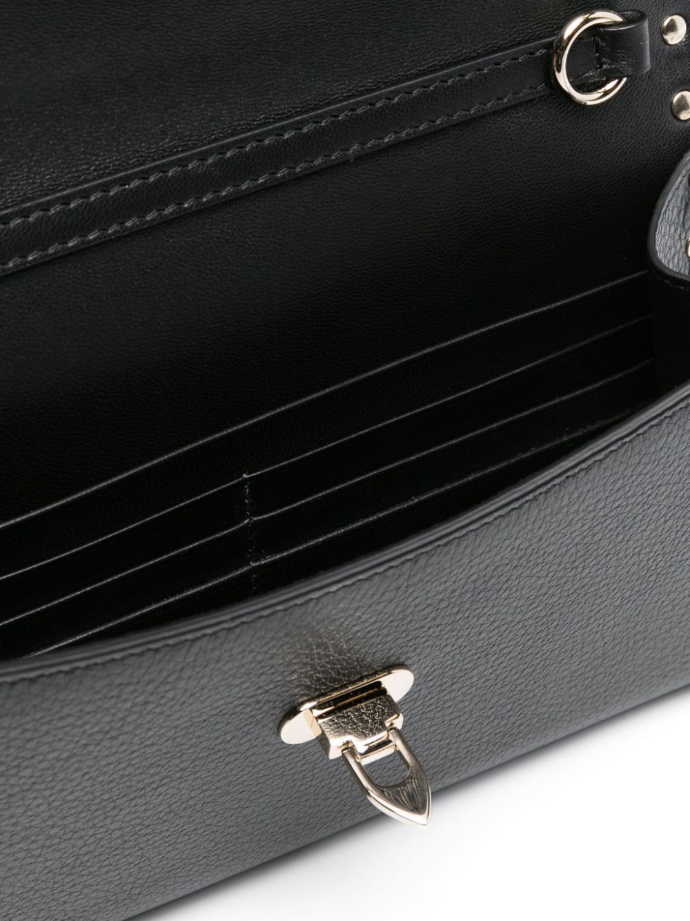 Valentino Garavani Rockstud Mini Bag With Strap - Black