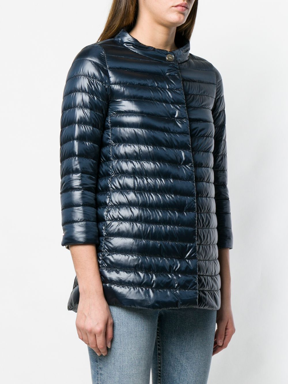 Herno Lightweight Padded Jacket With Cropped Sleeves