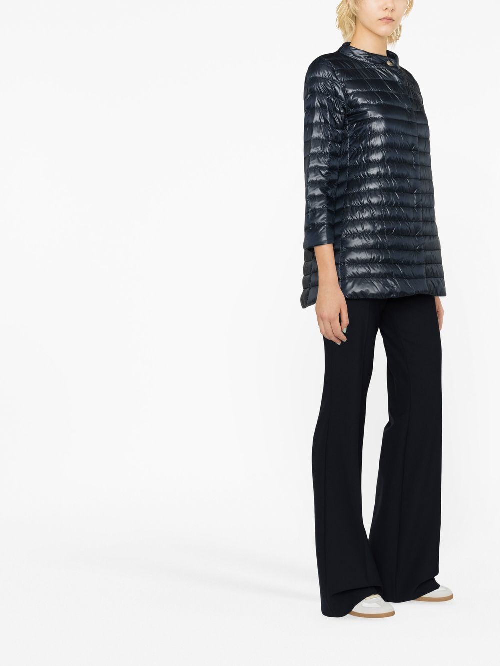 Herno Lightweight Padded Jacket With Cropped Sleeves