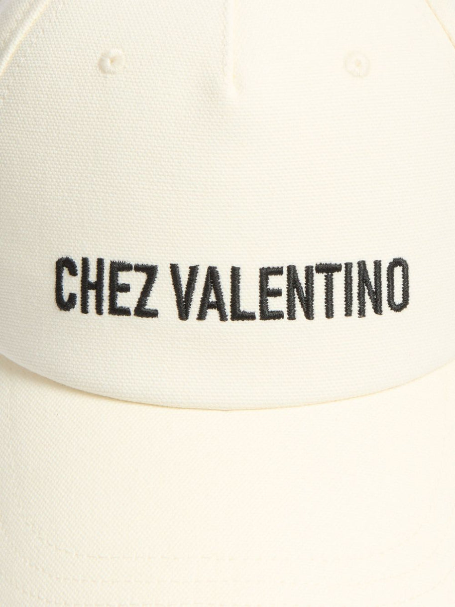 Valentino Garavani Chez Valentino Baseball Cap - Ivory