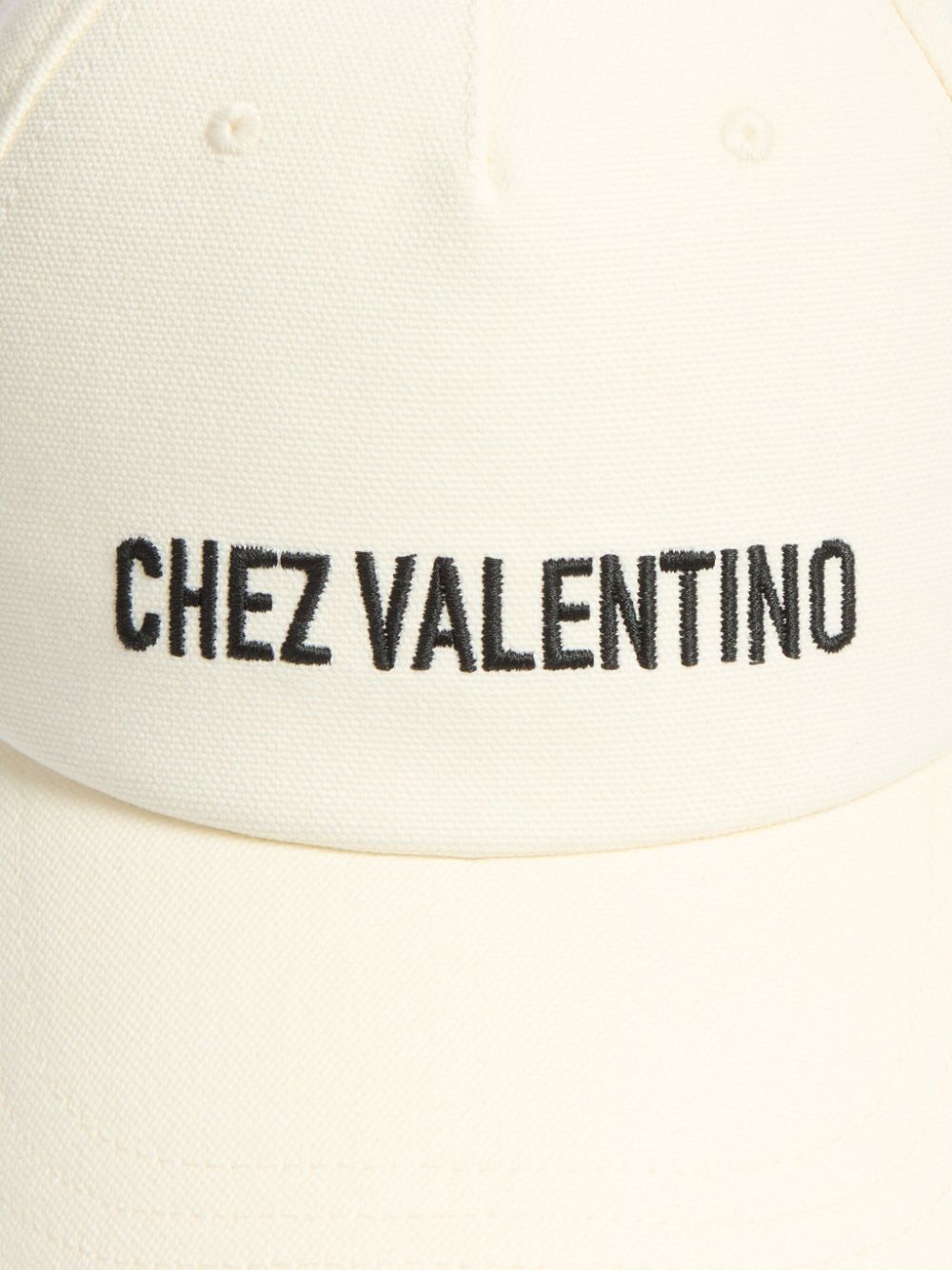 Valentino Garavani Chez Valentino Baseball Cap - Ivory