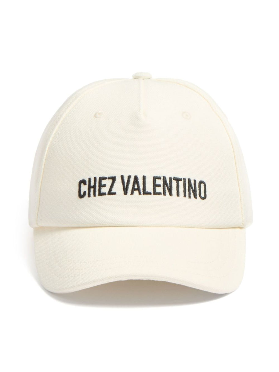 Valentino Garavani Chez Valentino Baseball Cap - Ivory