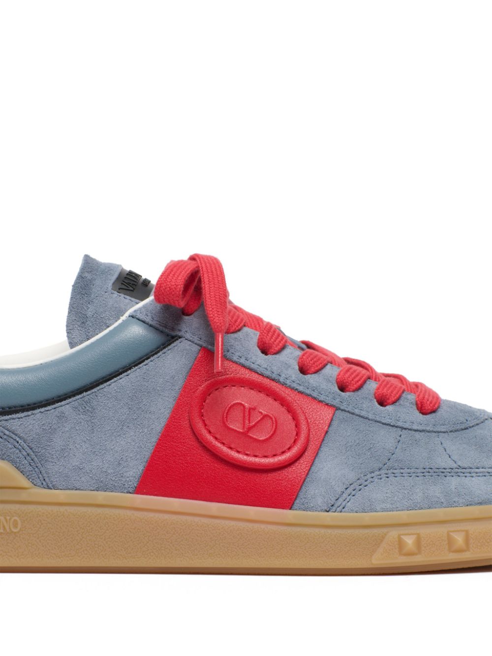 Valentino Garavani Upvillage Leather Sneakers - Grey