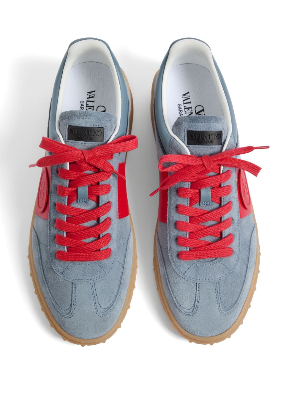 Valentino Garavani Upvillage Leather Sneakers - Grey