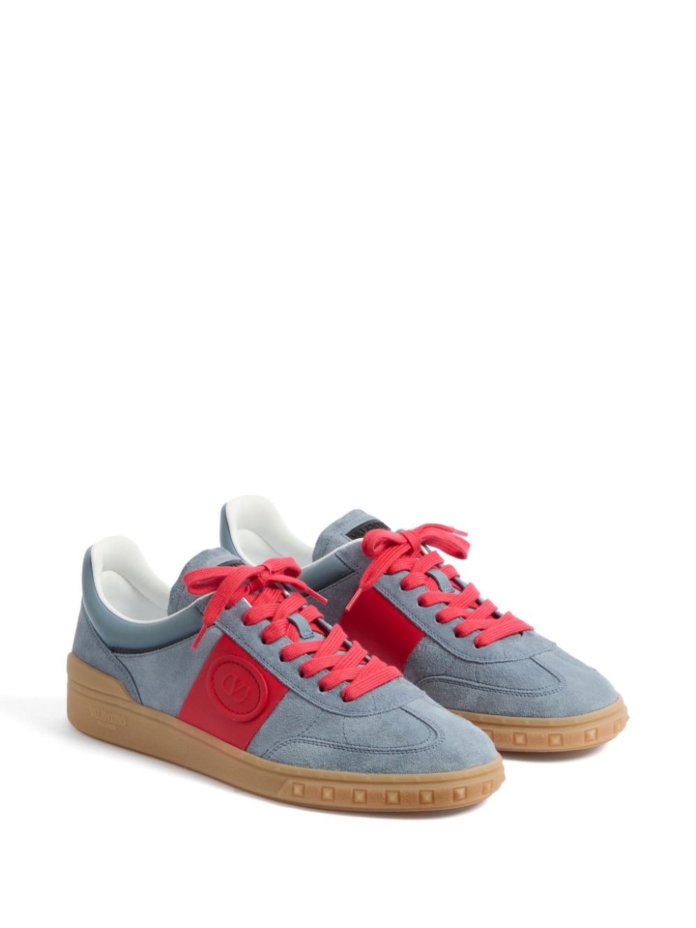 Valentino Garavani Upvillage Leather Sneakers - Grey