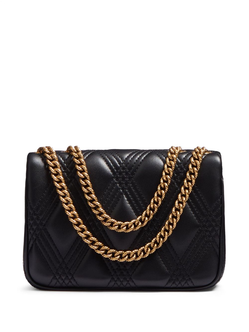 Valentino Garavani Quiltie 67 Small Leather Shoulder Bag - Black