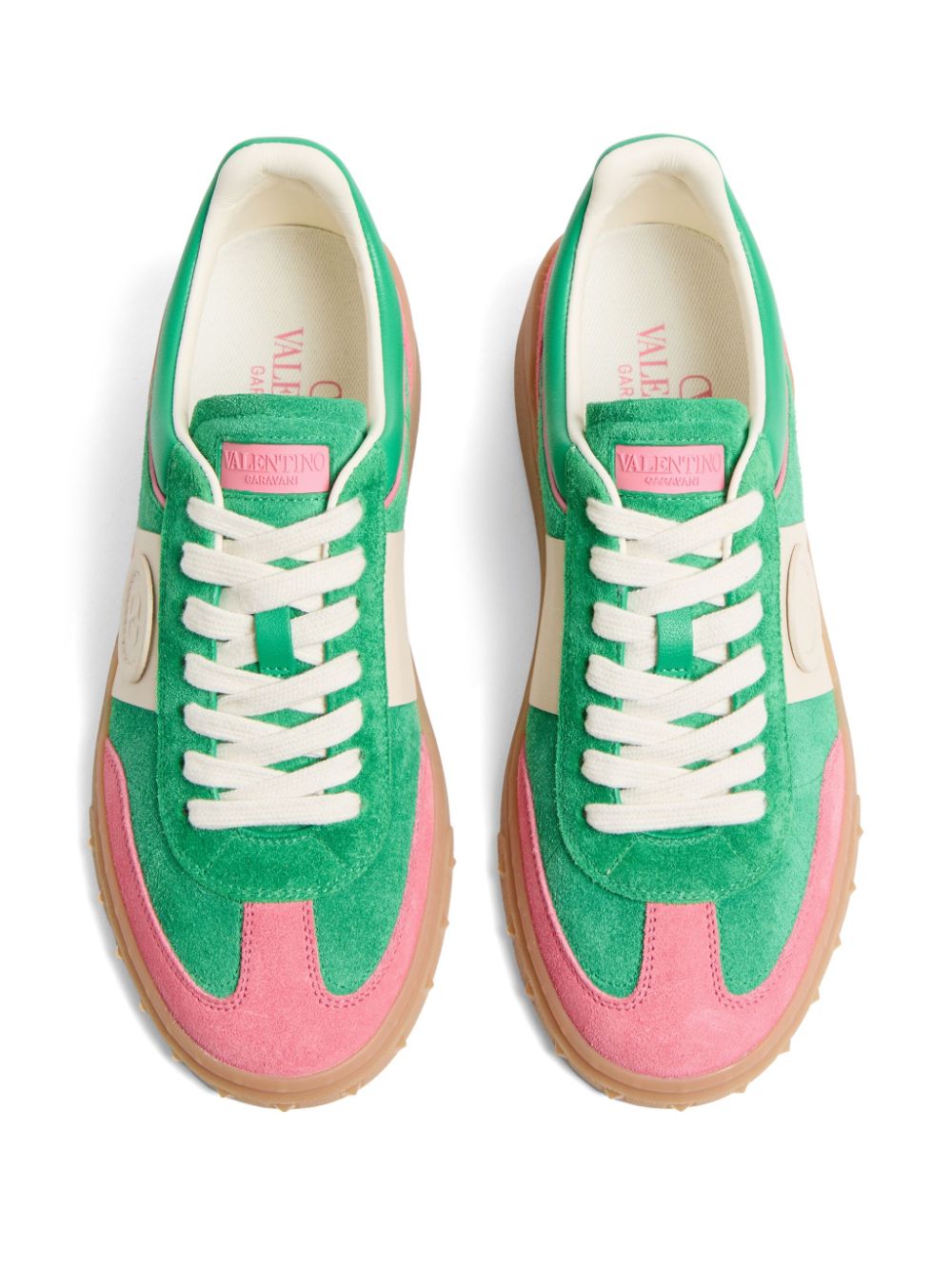 Valentino Garavani UpVillage Leather Sneakers - Pink