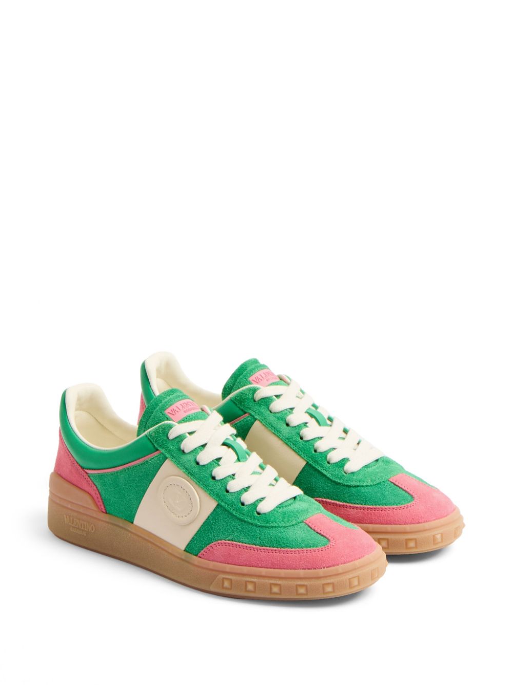 Valentino Garavani UpVillage Leather Sneakers - Pink