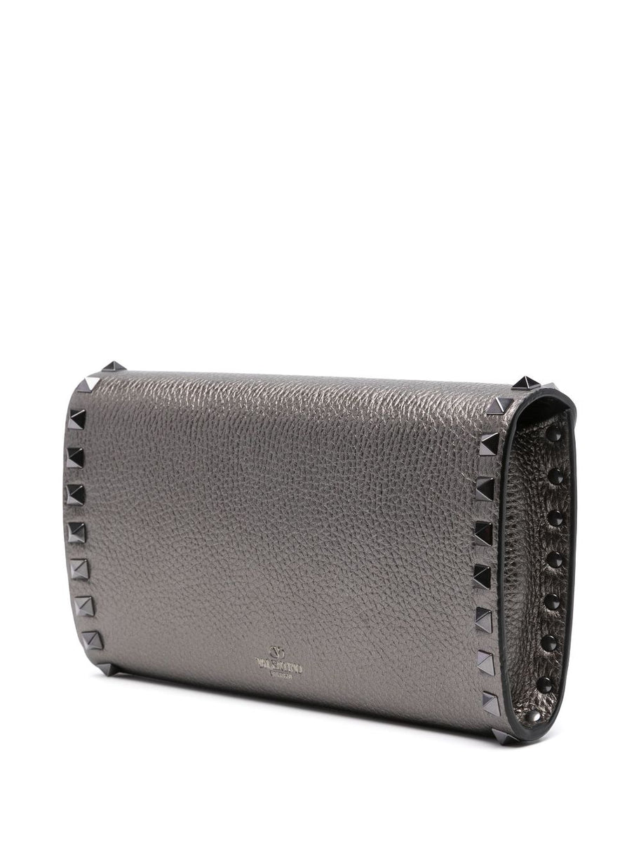Valentino Garavani Leather Rockstud Mini Bag With Strap
