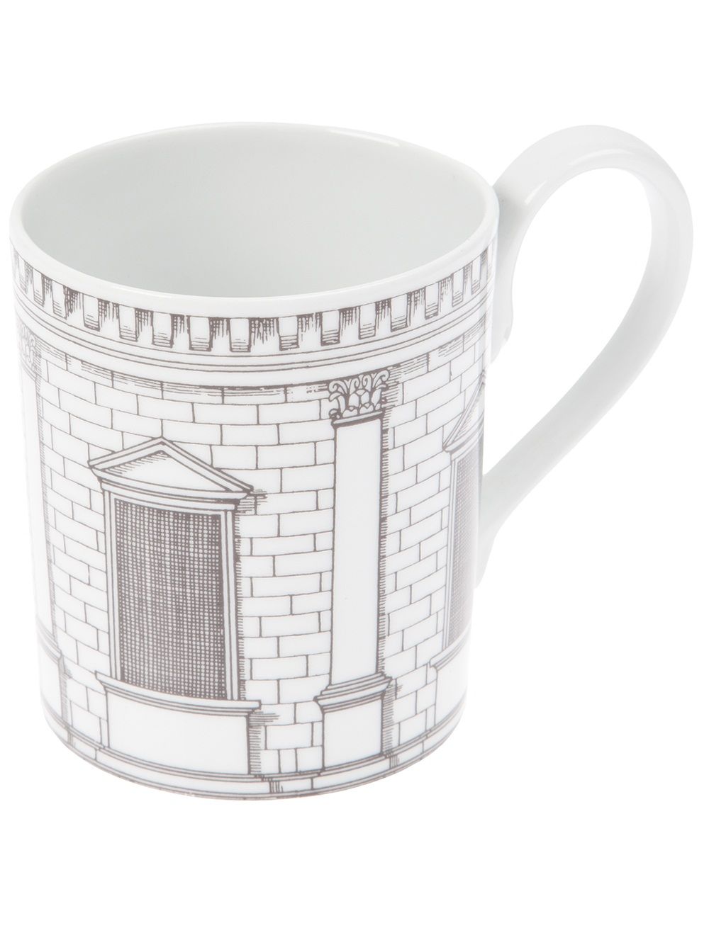 Fornasetti Porcelain Cup In White