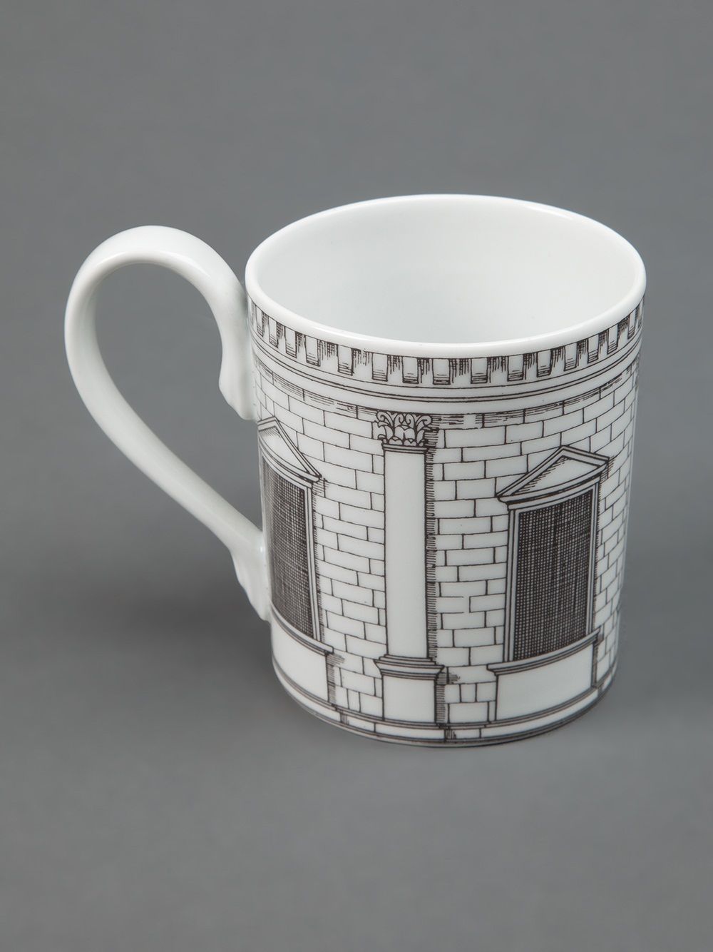 Fornasetti Porcelain Cup In White