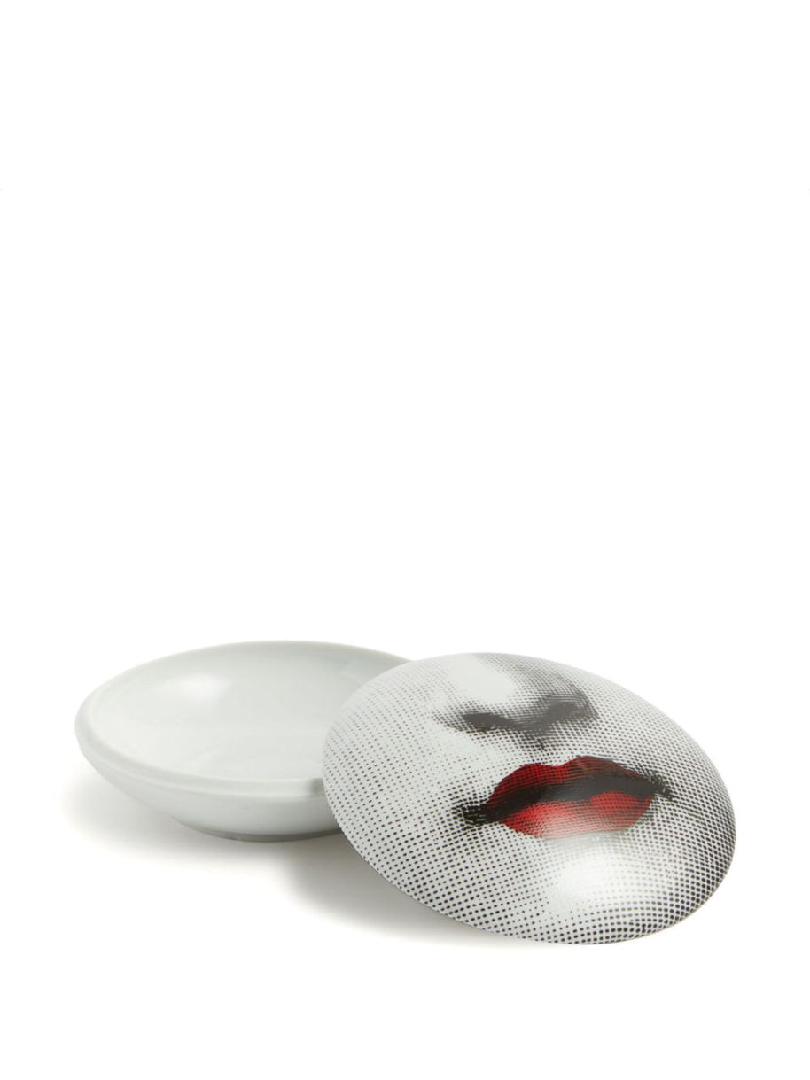 Fornasetti Porcelain Jewelry Box In White
