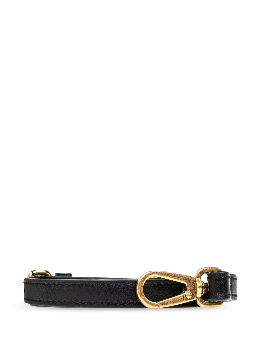 Stella McCartney Black Logo Top Handle Crossbody Bag