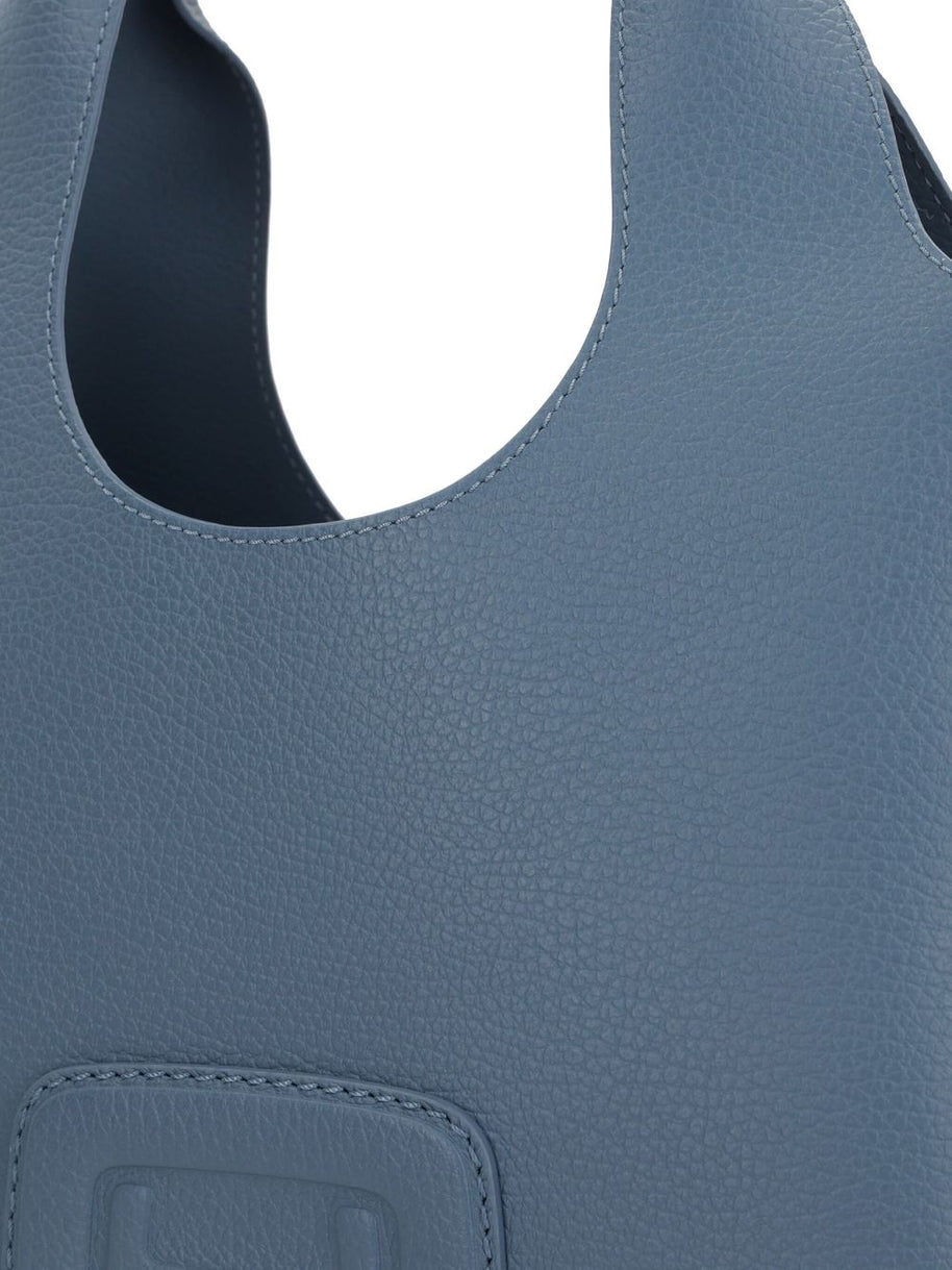 HOGAN PRE Mini H-Bag Shopping Bag In Blue