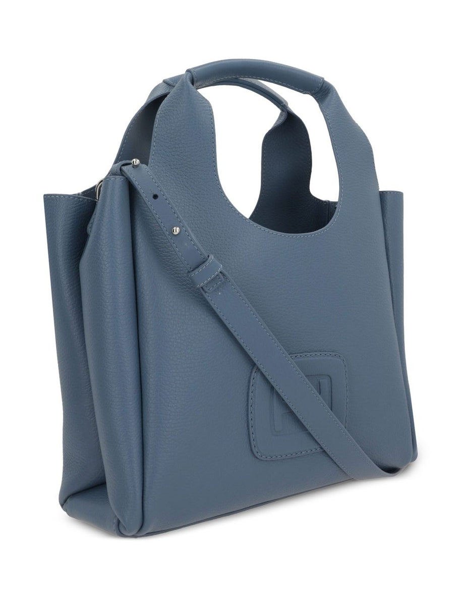 HOGAN PRE Mini H-Bag Shopping Bag In Blue