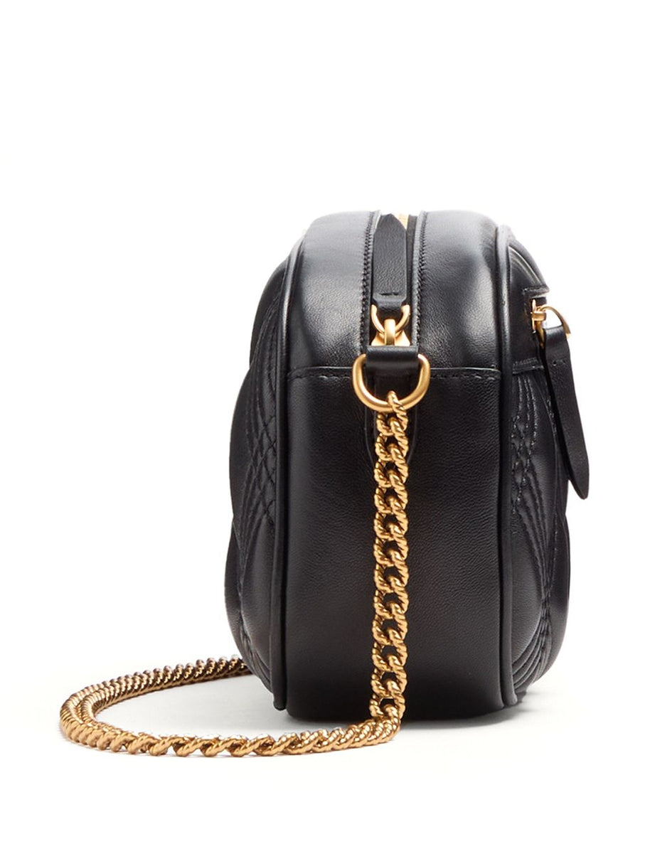 Valentino Garavani Quiltie 67 Leather Camera Bag - Black
