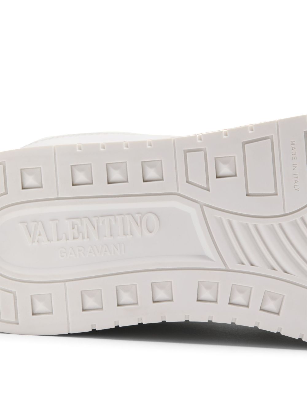 Valentino Garavani Freedots XL Leather Sneakers - White