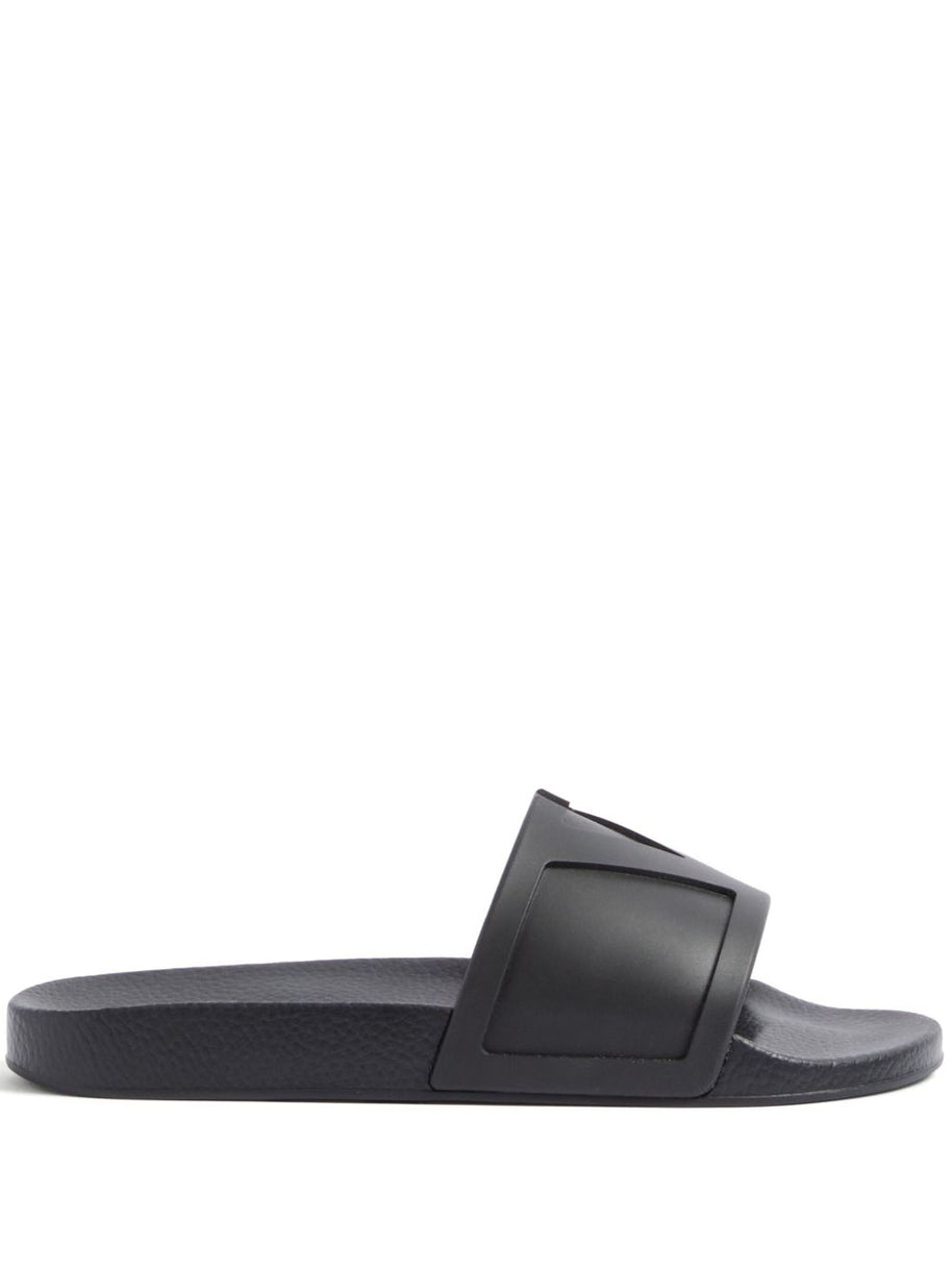 Valentino Garavani Coolside Pool Slide Sandals - Black