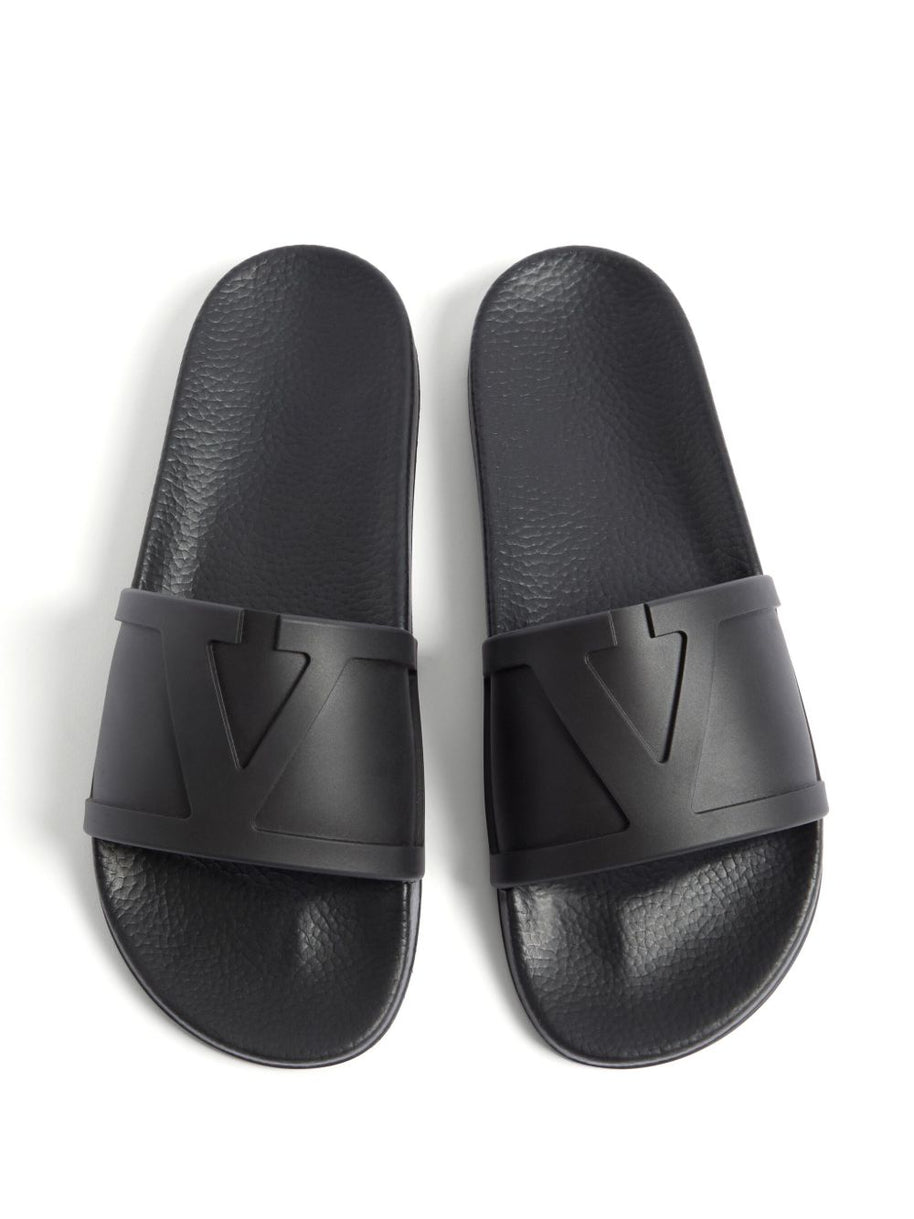 Valentino Garavani Coolside Pool Slide Sandals - Black