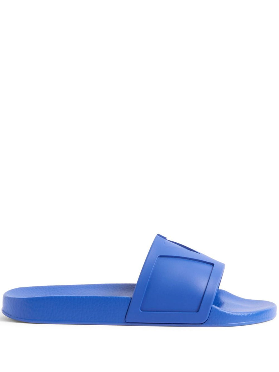 Valentino Garavani Coolside Pool Slide Sandals - Blue