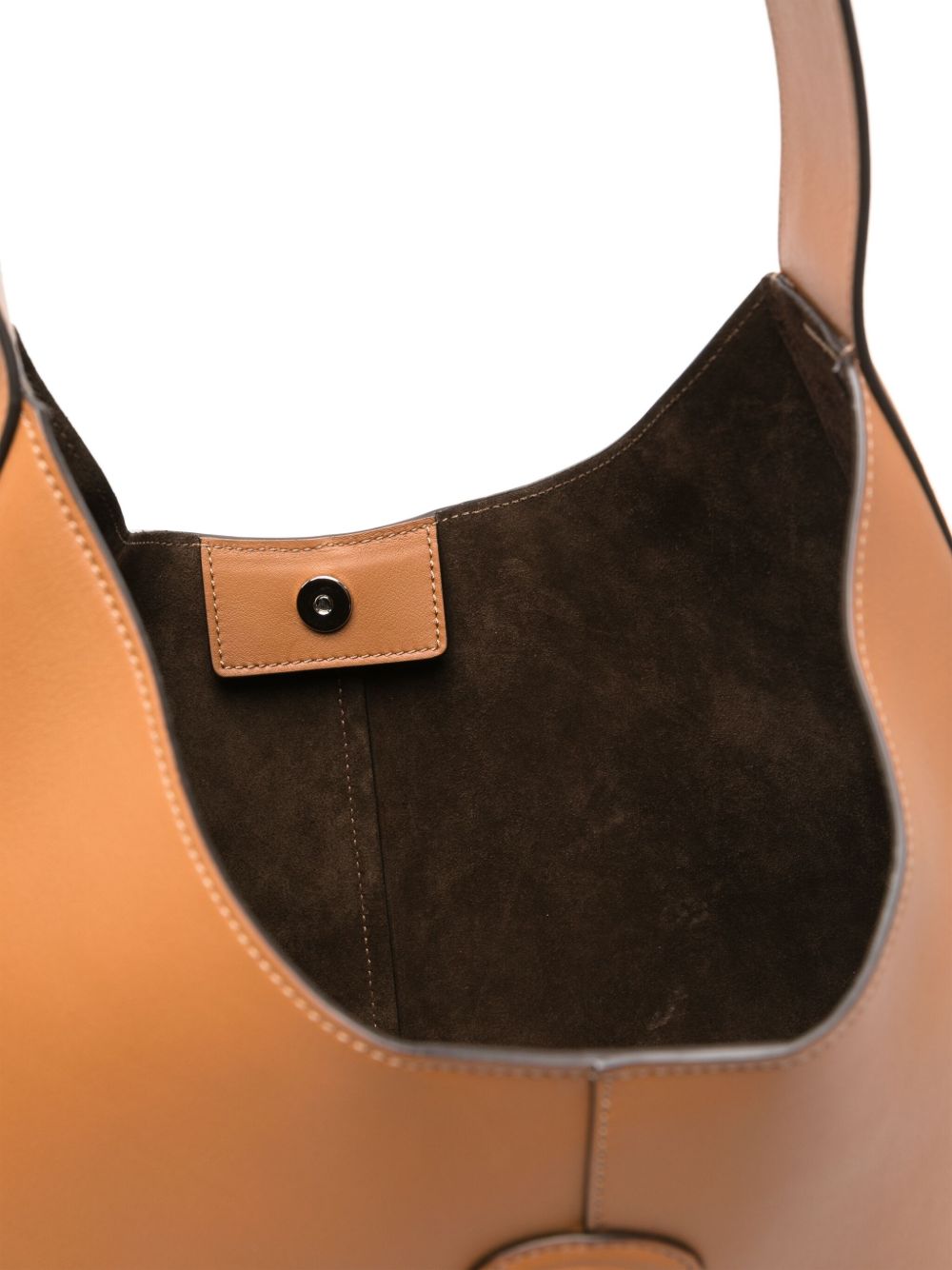 Tod's Leather Hobo Bag In Brown