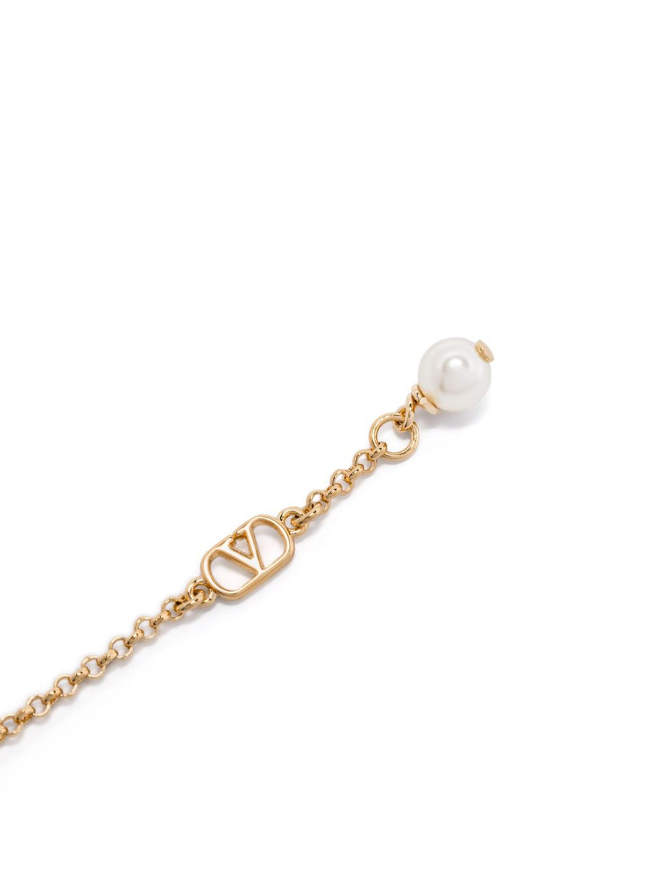 Valentino Garavani VLogo Ovalette Bracelet - Golden