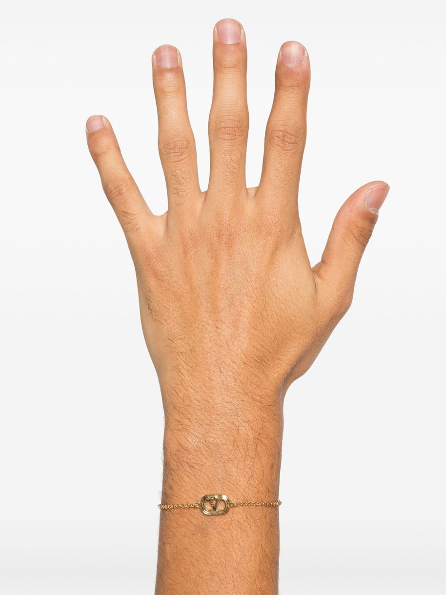 Valentino Garavani VLogo Ovalette Bracelet - Golden