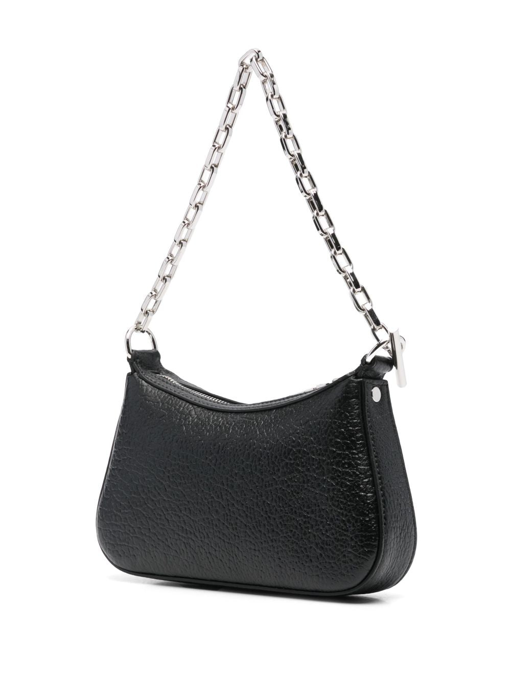 Alexander McQueen T-Bar Leather Mini Bag - Black