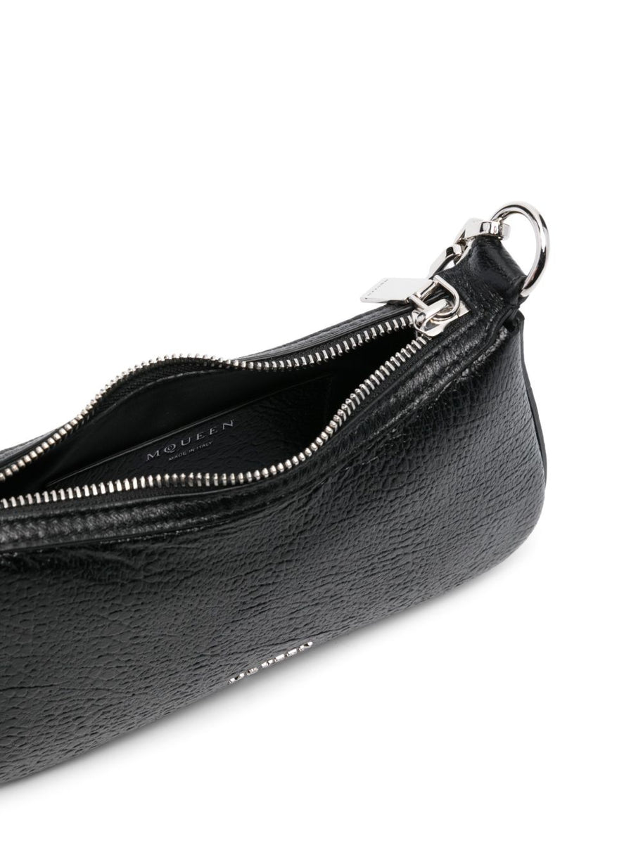 Alexander McQueen T-Bar Leather Mini Bag - Black