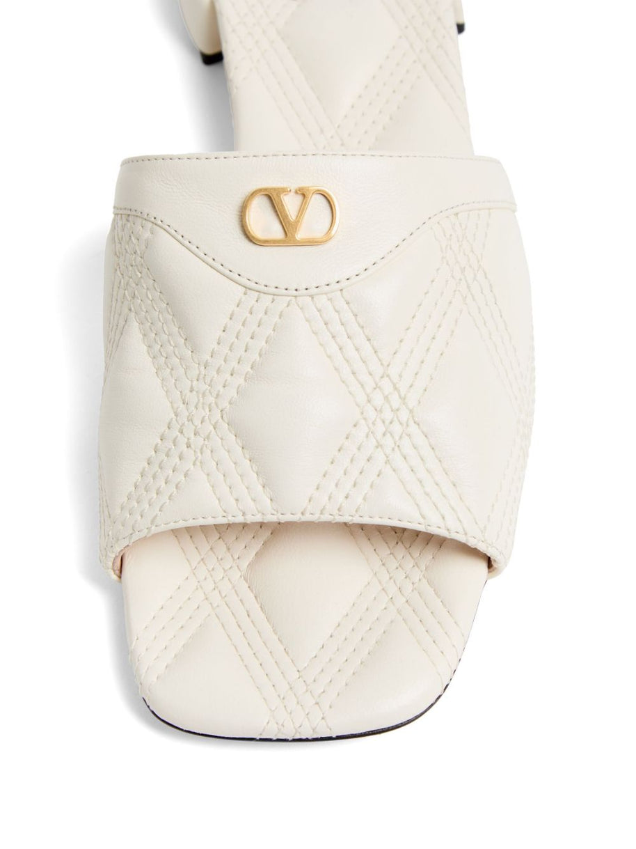 Valentino Garavani Quiltie 67 Slide Sandal In 20mm Quilted Nappa Leather