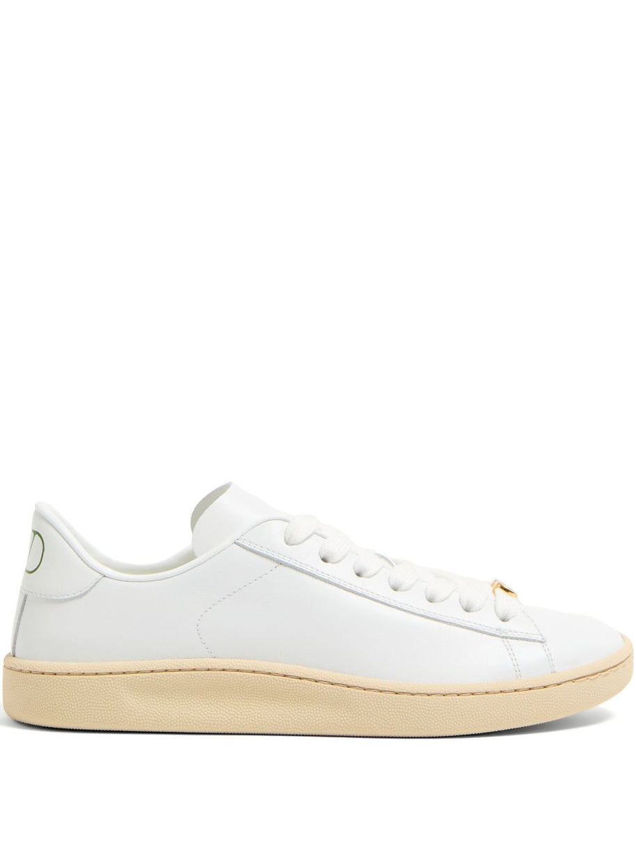 Valentino Garavani Royco Leather Sneakers - White