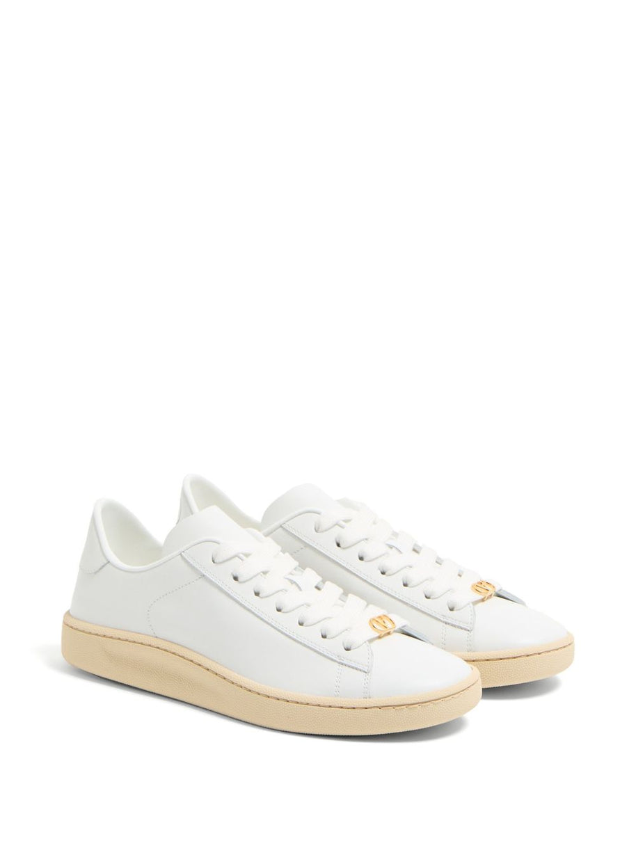 Valentino Garavani Royco Leather Sneakers - White