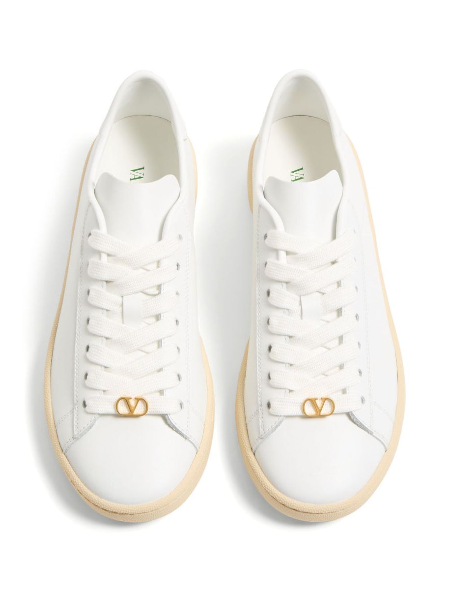Valentino Garavani Royco Leather Sneakers - White