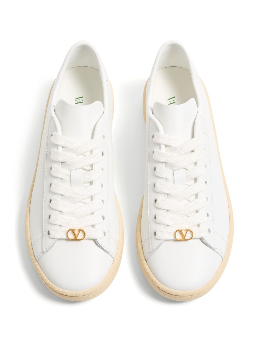 Valentino Garavani Royco Leather Sneakers - White