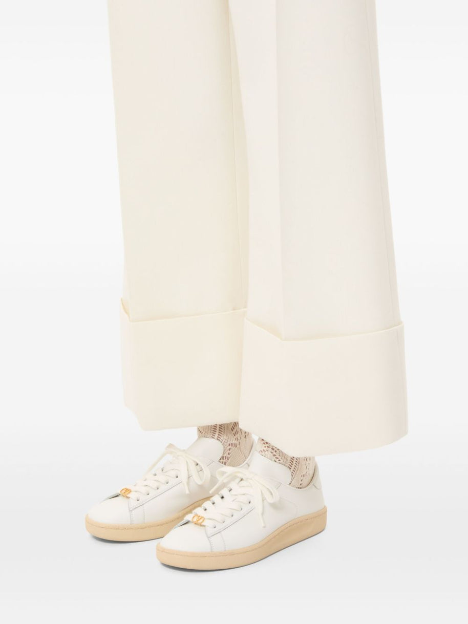 Valentino Garavani Royco Leather Sneakers - White