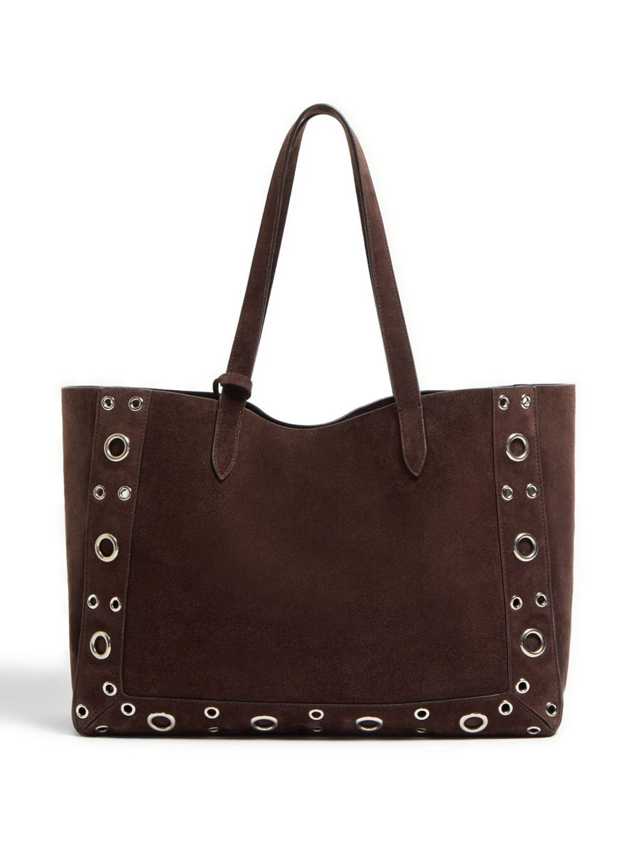 Valentino Garavani Medium Nellcôte Suede Shopping Bag