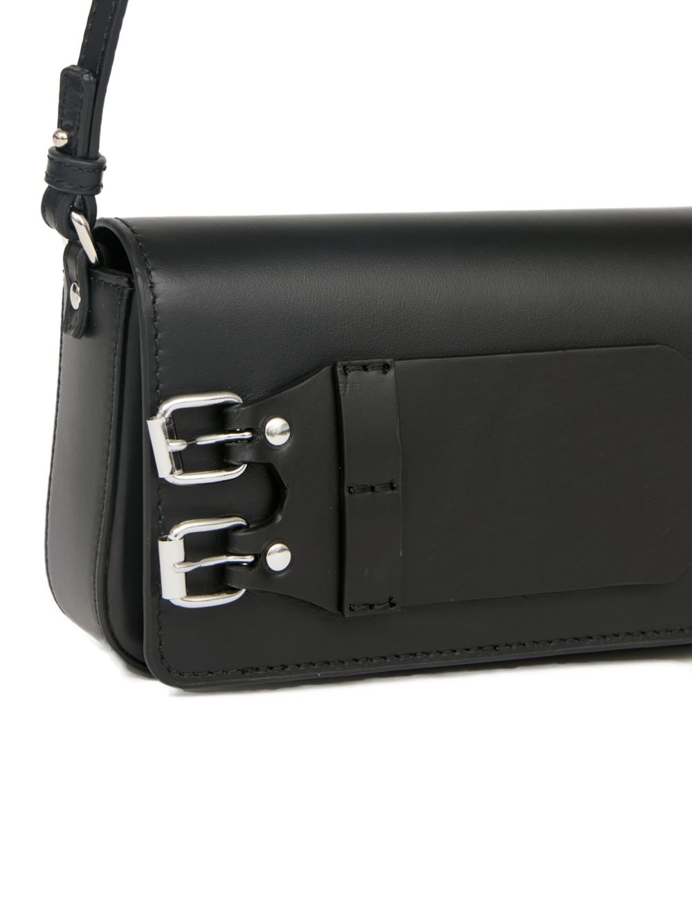 MM6 Maison Margiela Bracelet Leather Handbag - Black