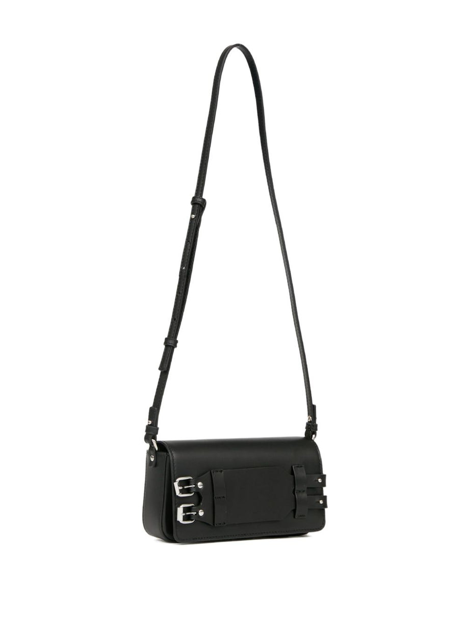 MM6 Maison Margiela Bracelet Leather Handbag - Black
