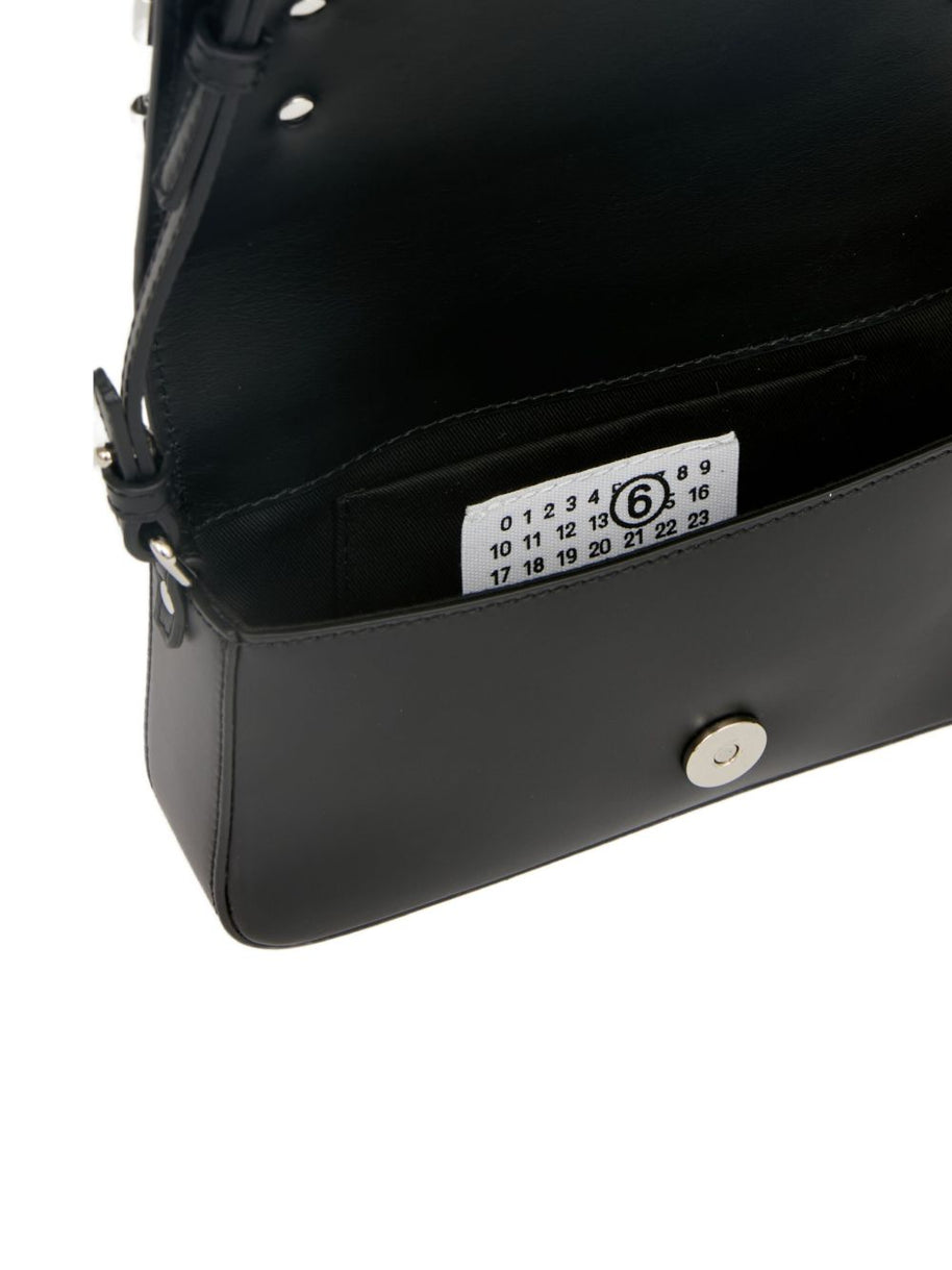 MM6 Maison Margiela Bracelet Leather Handbag - Black