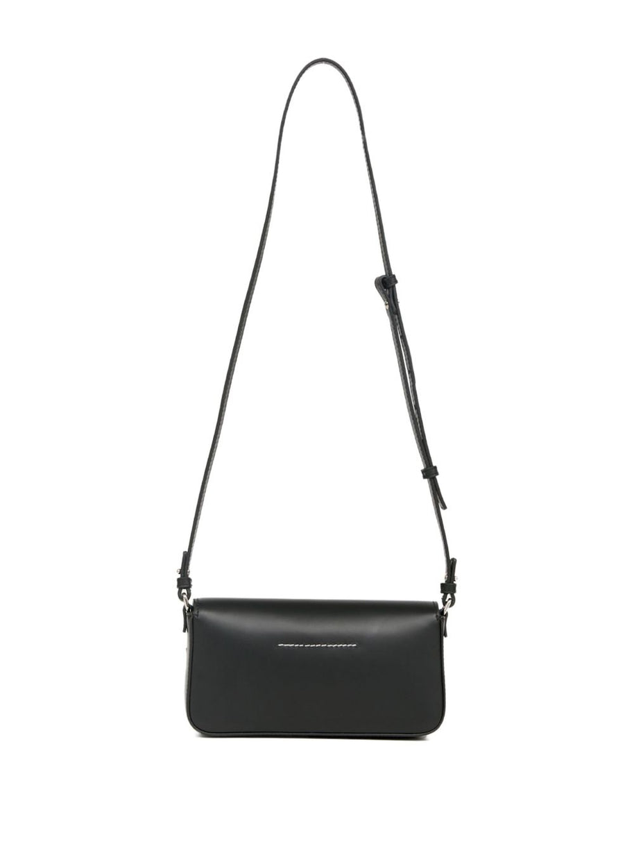 MM6 Maison Margiela Bracelet Leather Handbag - Black