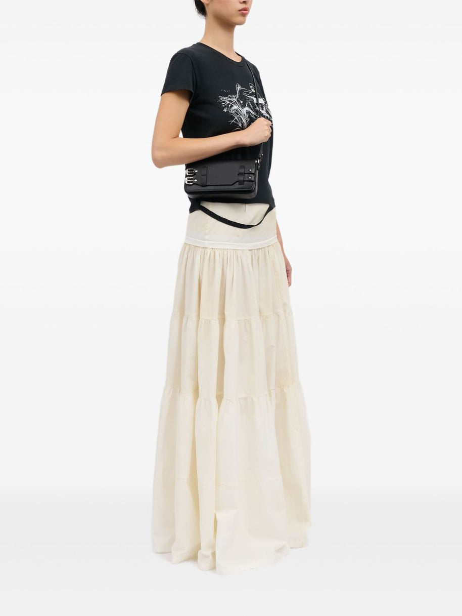 MM6 Maison Margiela Bracelet Leather Handbag - Black