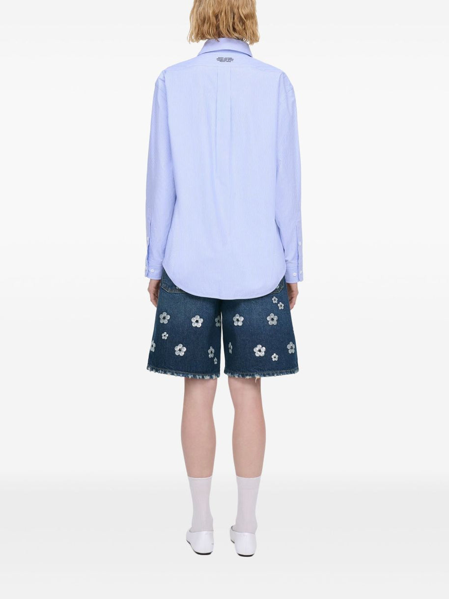 Marc Jacobs Cotton Shirt In Clear Blue