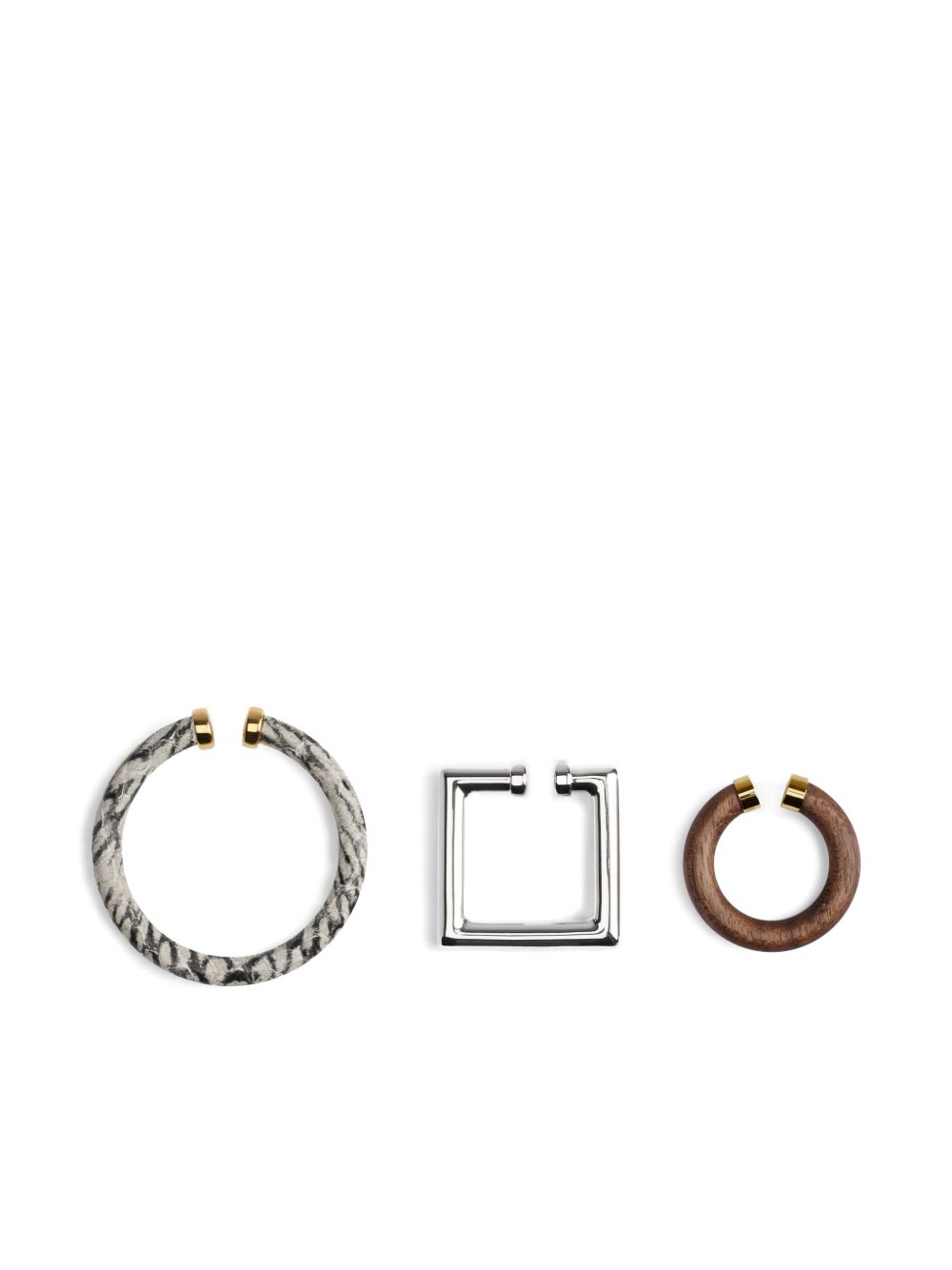 JACQUEMUS Set of Three Ear Cuffs