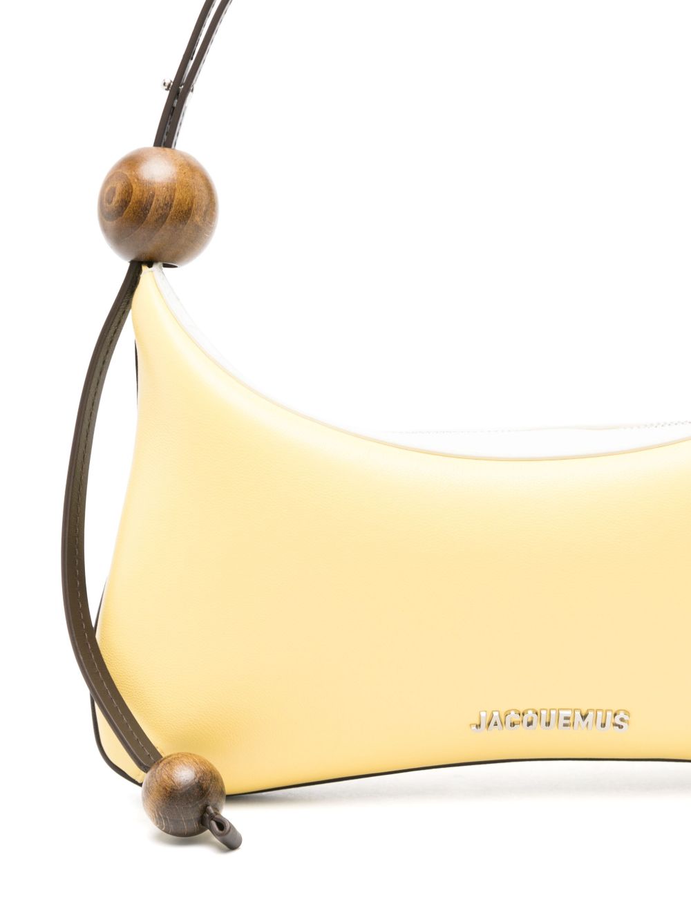 JACQUEMUS The Bisou Perle Shoulder Bag In Yellow