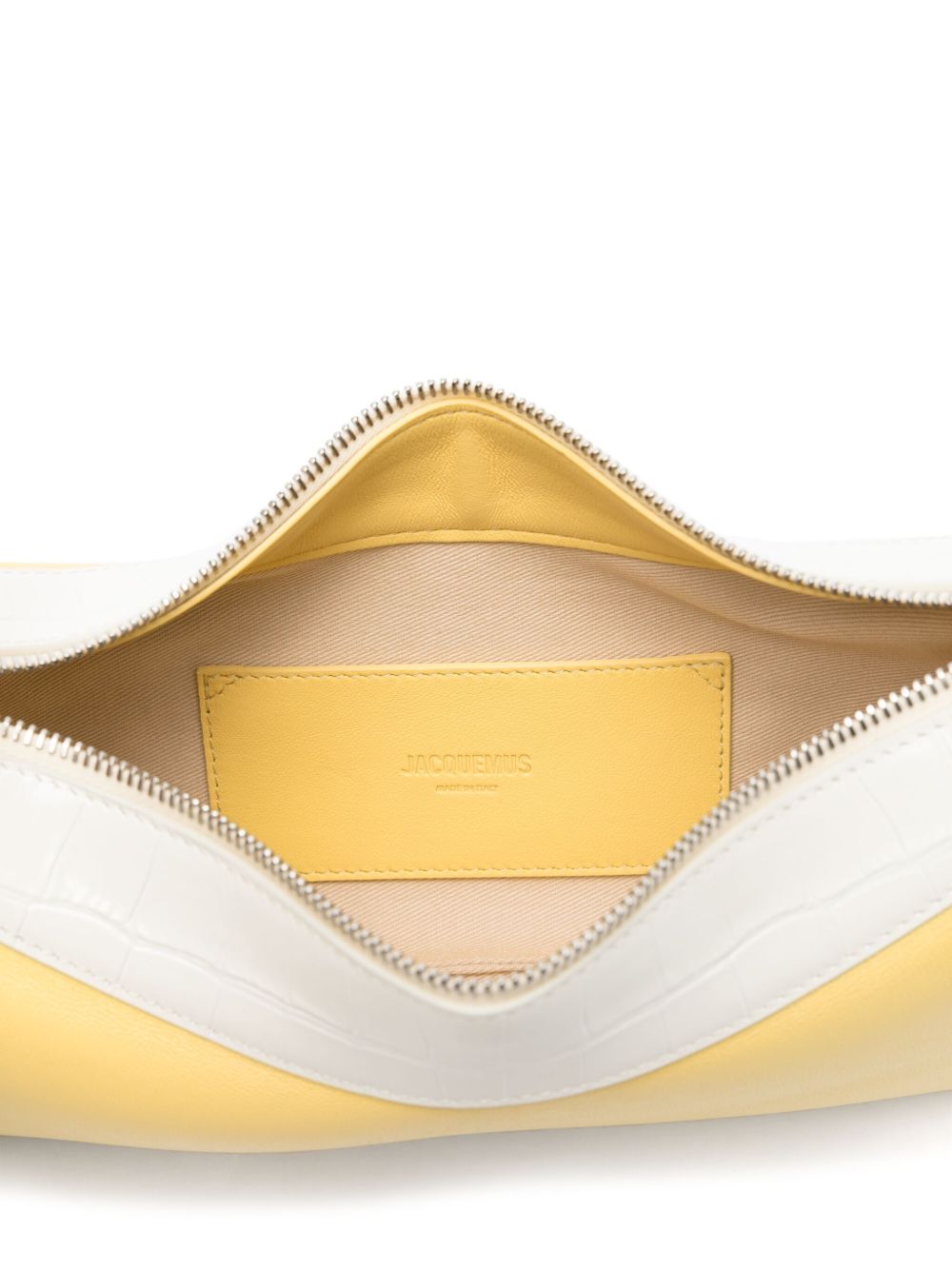 JACQUEMUS The Bisou Perle Shoulder Bag In Yellow