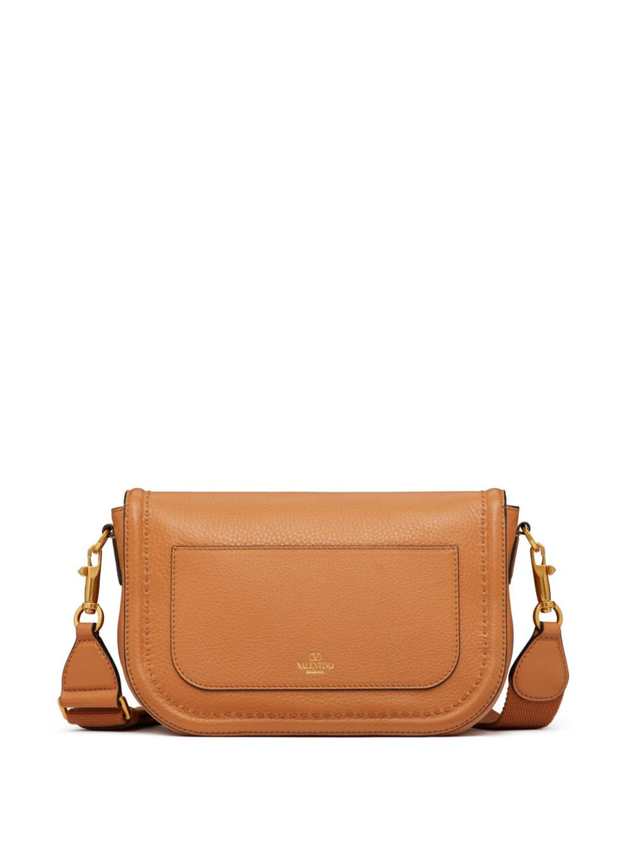 Valentino Garavani Alltime Leather Shoulder Bag
