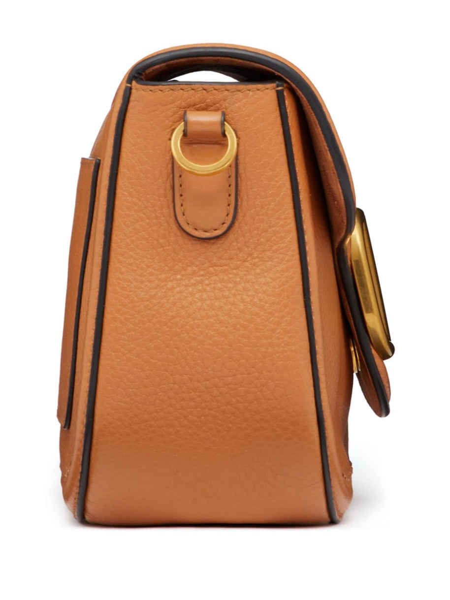 Valentino Garavani Alltime Leather Shoulder Bag