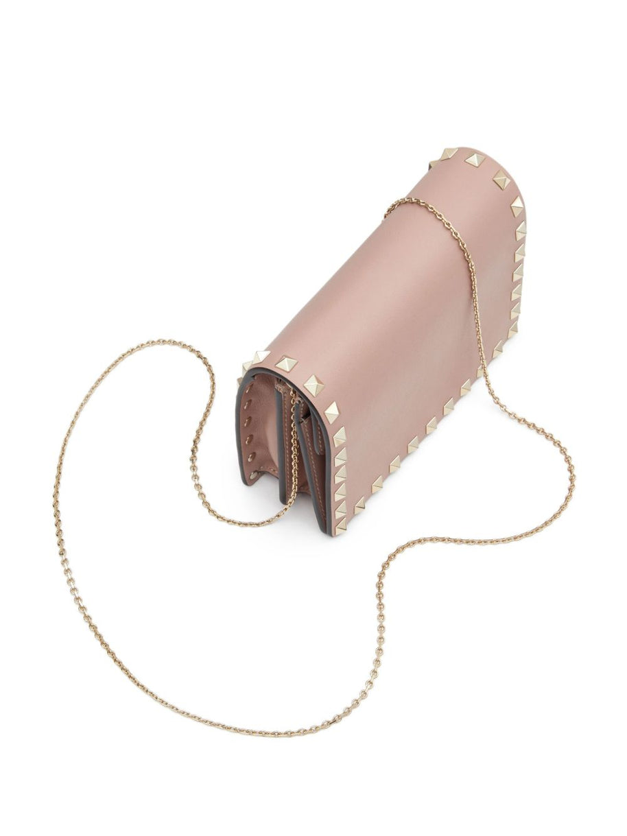 Valentino Garavani Rockstud Leather Mini Bag - Powder