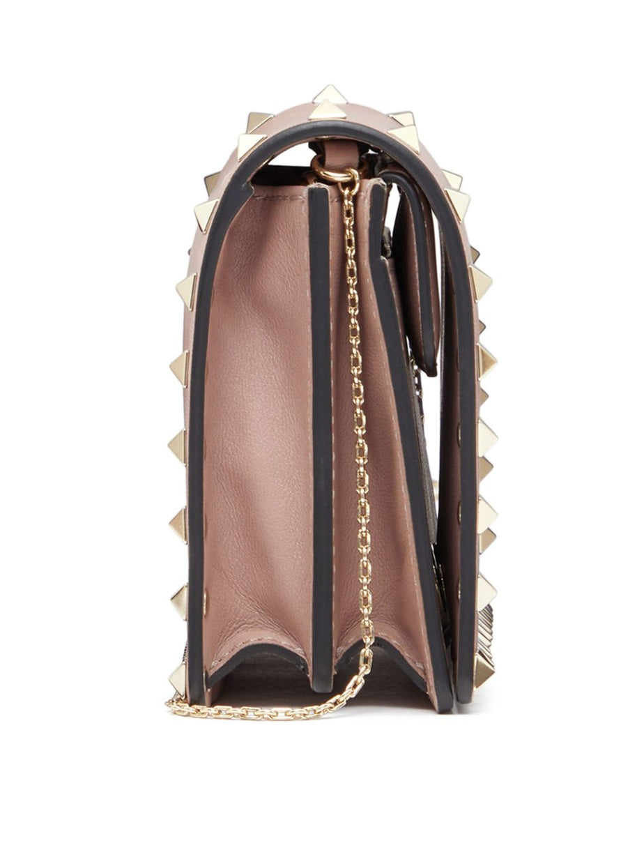 Valentino Garavani Rockstud Leather Mini Bag - Powder
