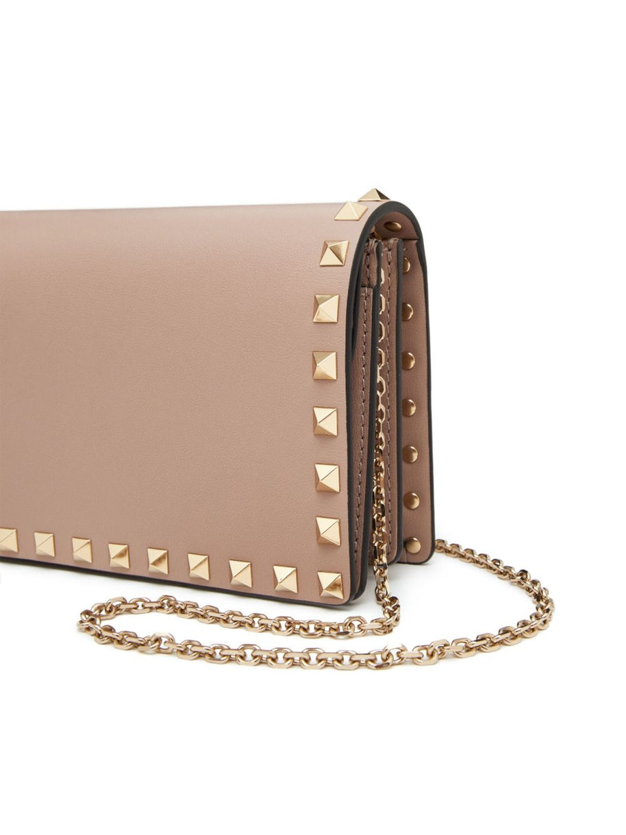 Valentino Garavani Rockstud Leather Mini Bag - Powder